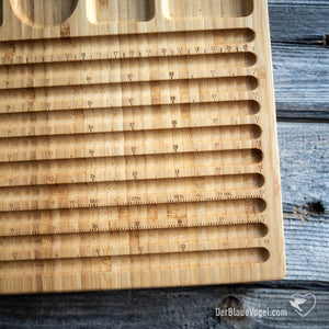 Armbandbrett Perlenbrett & Perlentablett aus Holz | Wooden Beading Board | Der Blaue Vogel 