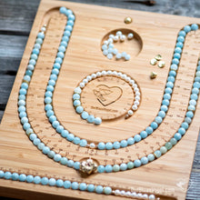 Laden Sie das Bild in den Galerie-Viewer, Malabrett Perlenbrett aus Holz | Mala Beading Board / Malaboard / Wooden BeadingBoard | Der Blaue Vogel Perlenbretter