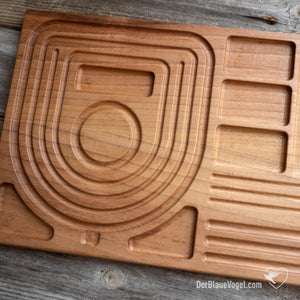 Holz-Perlenbrett | Kombi-Perlenbrett | Wooden Beading Board | Der Blaue Vogel