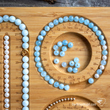 Laden Sie das Bild in den Galerie-Viewer, Perlenbrett aus Holz für Ketten, Malas, Armbänder| Wooden Beadingboard & Braceletboard from Der Blaue Vogel
