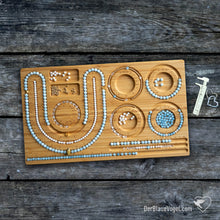 Laden Sie das Bild in den Galerie-Viewer, Perlenbrett aus Holz für Ketten, Malas, Armbänder| Wooden Beadingboard & Braceletboard from Der Blaue Vogel