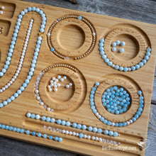 Laden Sie das Bild in den Galerie-Viewer, Perlenbrett aus Holz für Ketten, Malas, Armbänder| Wooden Beadingboard & Braceletboard from Der Blaue Vogel