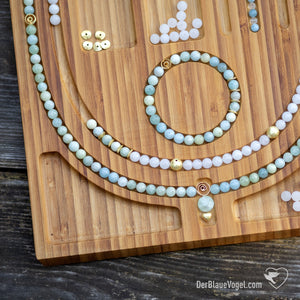 Malabrett - Perlenbrett aus Holz | Mala Beading Board - Wooden Malaboard | Der Blaue Vogel