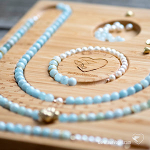 Malabrett Perlenbrett aus Holz | Mala Beading Board / Malaboard / Wooden BeadingBoard | Der Blaue Vogel Perlenbretter 